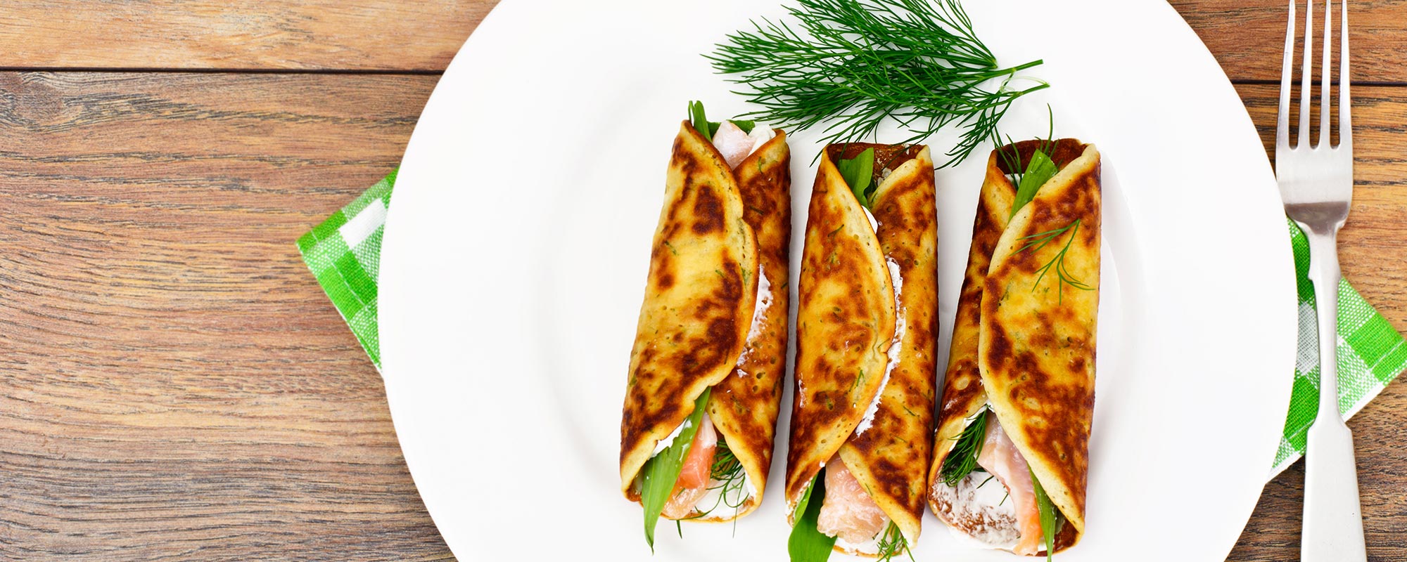 Crêpes au saumon - dietplus France