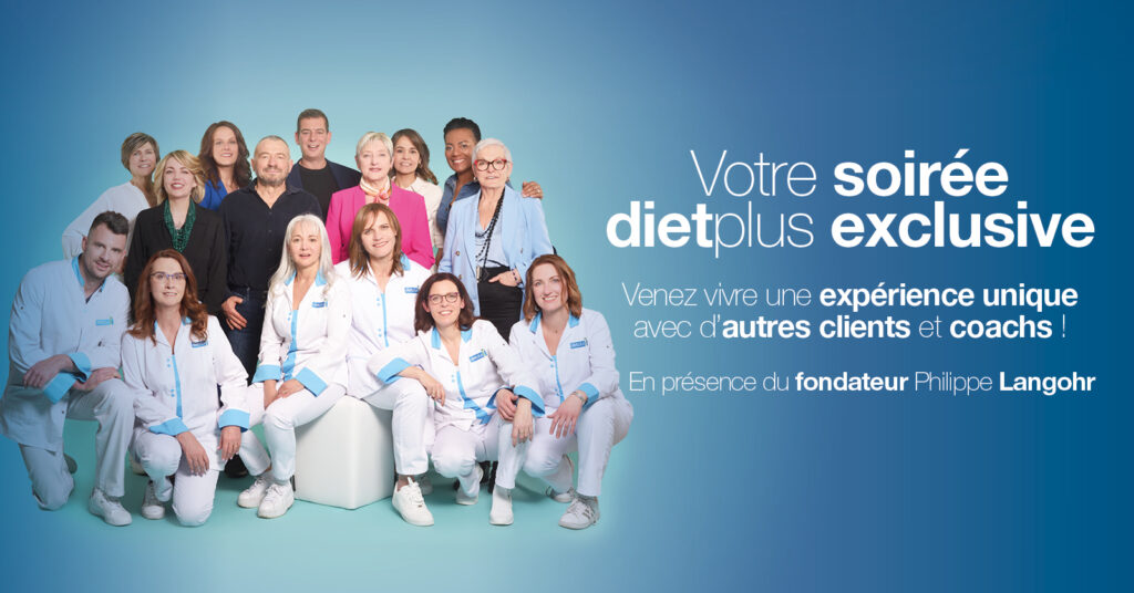 Invitation aux soirées découverte dietplus 2025