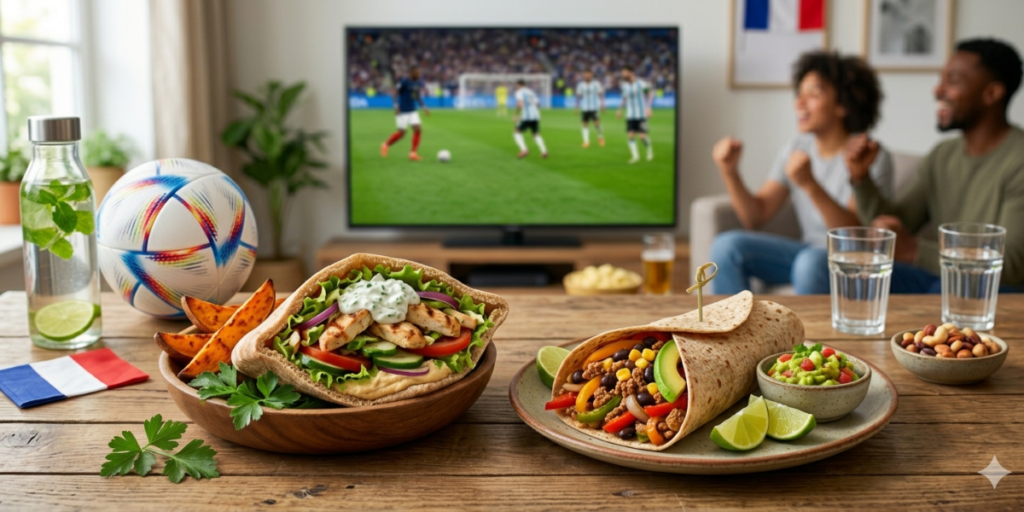 Illustration de recettes légères pour la Coupe du Monde 2026