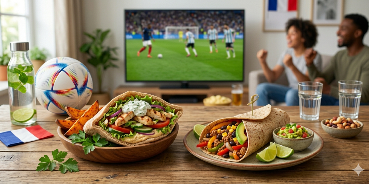 Illustration de recettes légères pour la Coupe du Monde 2026